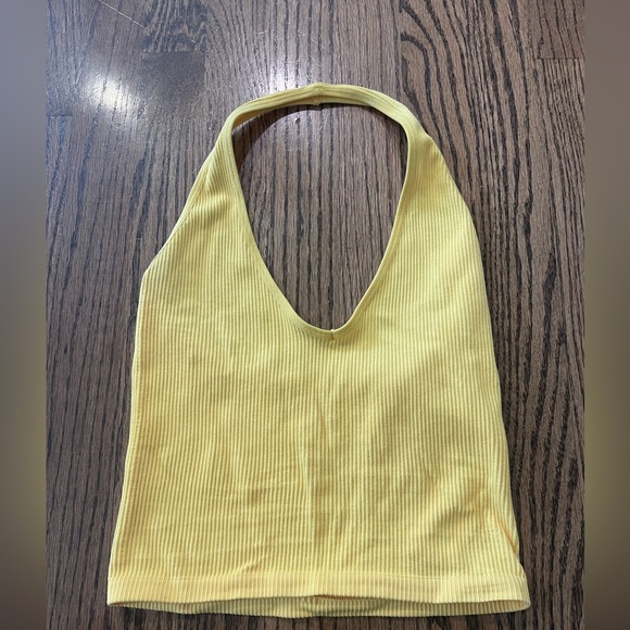Urban Outfitters Tops - 3/$20 ❤️ Urban Outfitters Yellow Halter Crop Tank Top size M